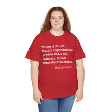 Load image into Gallery viewer, Fallopians 1:1 Unisex Heavy Cotton Tee