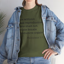 Load image into Gallery viewer, Fallopians 1:1 Unisex Heavy Cotton Tee
