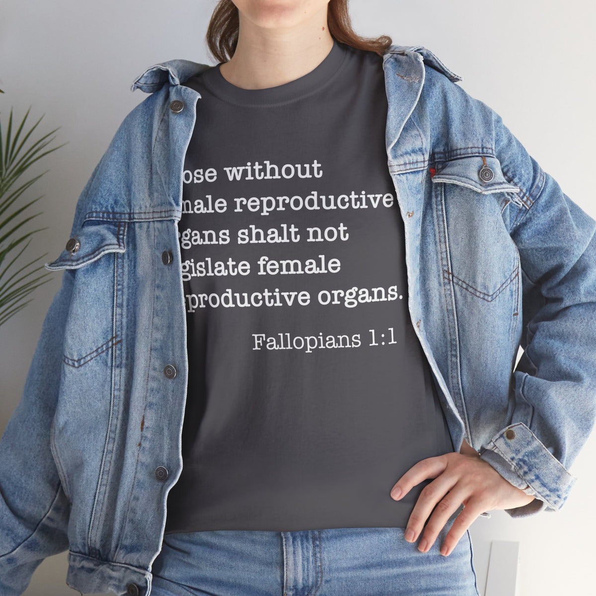 Fallopians 1:1 Unisex Heavy Cotton Tee