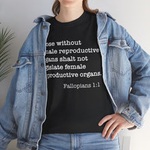 Load image into Gallery viewer, Fallopians 1:1 Unisex Heavy Cotton Tee