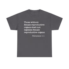 Load image into Gallery viewer, Fallopians 1:1 Unisex Heavy Cotton Tee