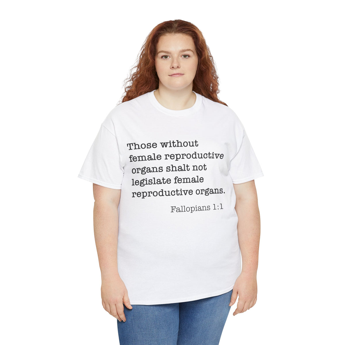 Fallopians 1:1 Unisex Heavy Cotton Tee