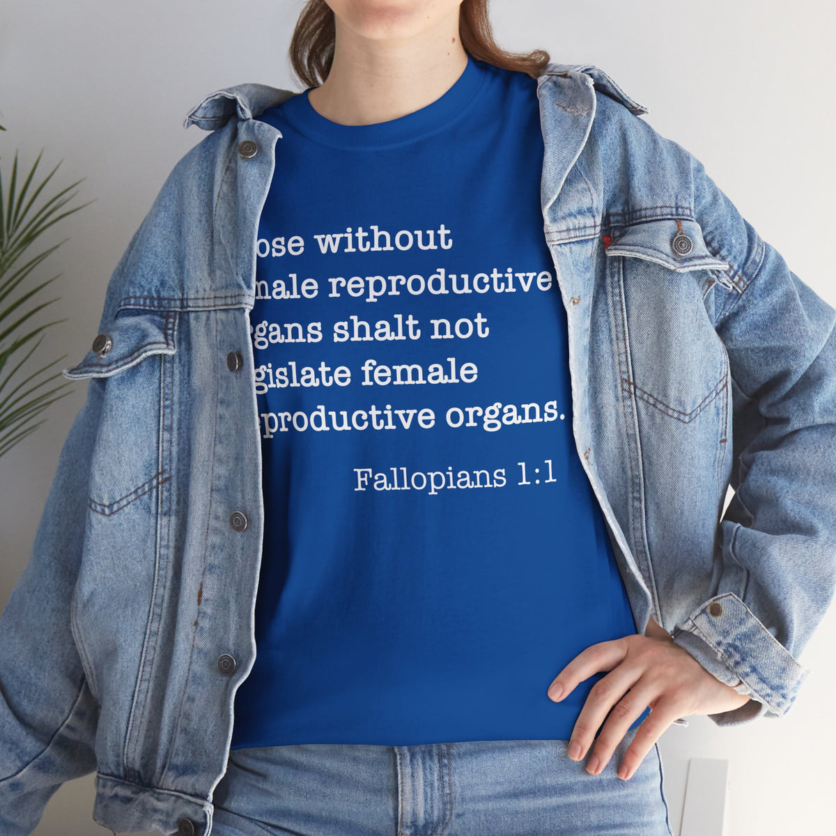 Fallopians 1:1 Unisex Heavy Cotton Tee