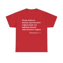 Load image into Gallery viewer, Fallopians 1:1 Unisex Heavy Cotton Tee