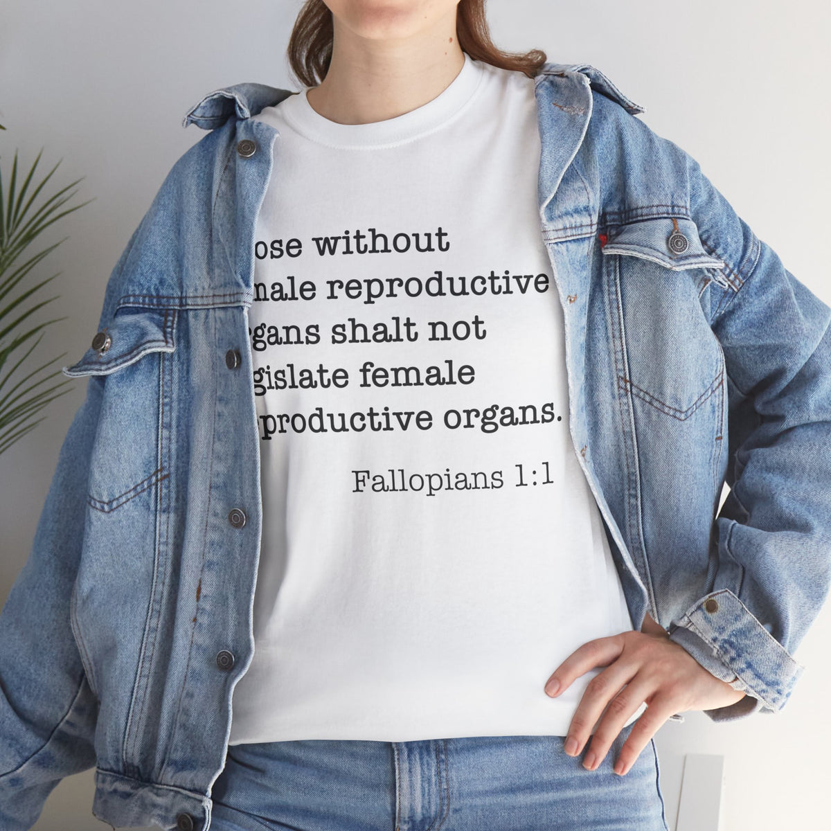 Fallopians 1:1 Unisex Heavy Cotton Tee