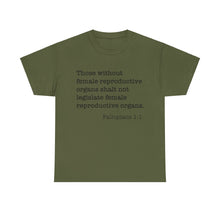 Load image into Gallery viewer, Fallopians 1:1 Unisex Heavy Cotton Tee