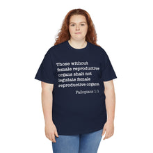Load image into Gallery viewer, Fallopians 1:1 Unisex Heavy Cotton Tee
