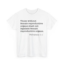 Load image into Gallery viewer, Fallopians 1:1 Unisex Heavy Cotton Tee