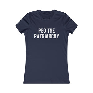 Peg The Patriarchy Women's Fitted Tee