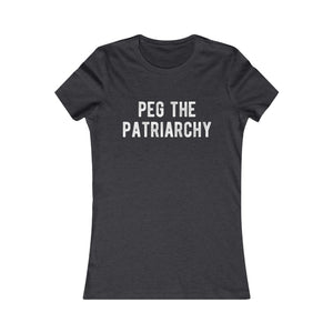 Peg The Patriarchy Women's Fitted Tee