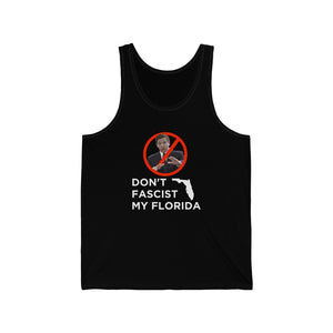 Don't Fascist My Florida Men's/Unisex Jersey Tank
