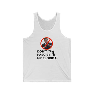 Don't Fascist My Florida Men's/Unisex Jersey Tank
